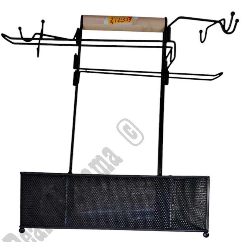 Grill Caddy -Camping Accessories, Condiment Caddy, BBQ Accessories Mesh Basket