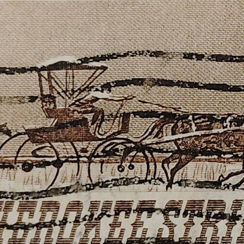 1968 US Postage Stamp #1360 Cherokee Strip 75th Anniversary 6 Cent Used VTG