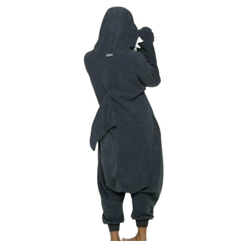 Funziez! Adult Onesie Cosplay, Theme Party, Halloween Costume, Grey Shark, X-LRG