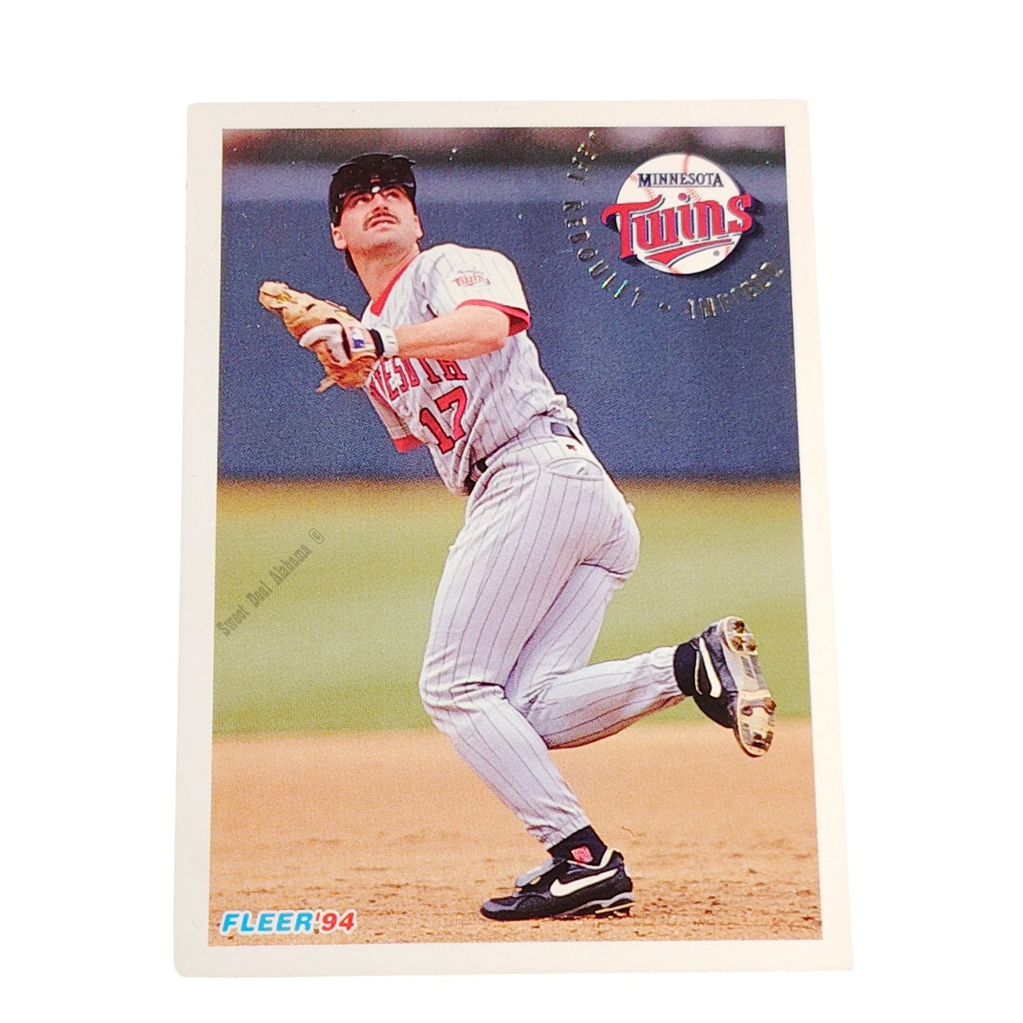 Jeff Reboulet, Minnesota Twins, #218, 1994 Fleer Baseball Collector's Card