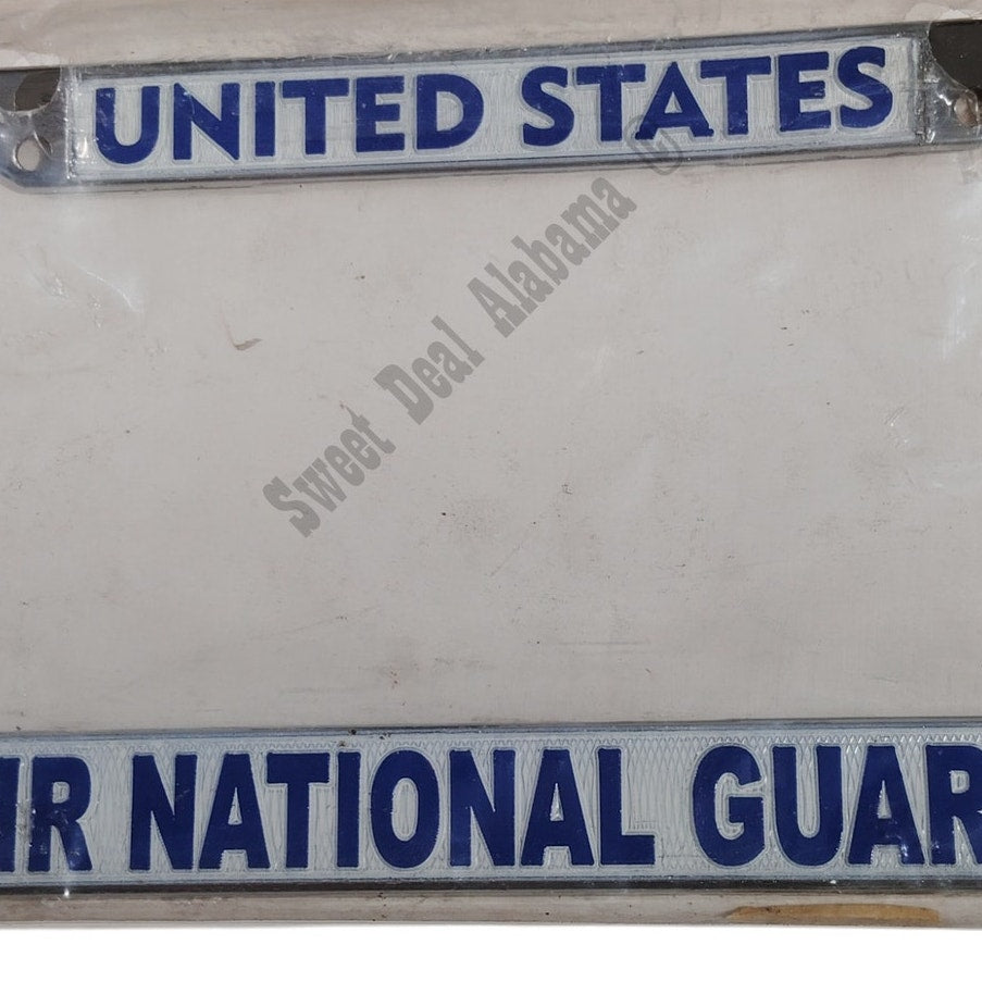 United States Air National Guard 12.25 x 6.25 Tag Frame for Standard 12 x 6 Tag