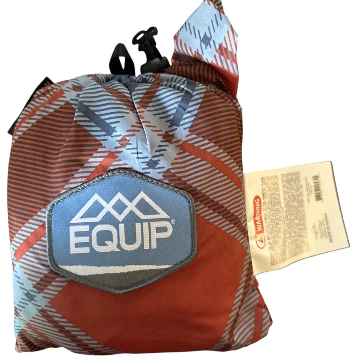 Equip Hammock Bundle – 1 Person Nylon Hammock + Fleece Blanket + Pillow 108x56"