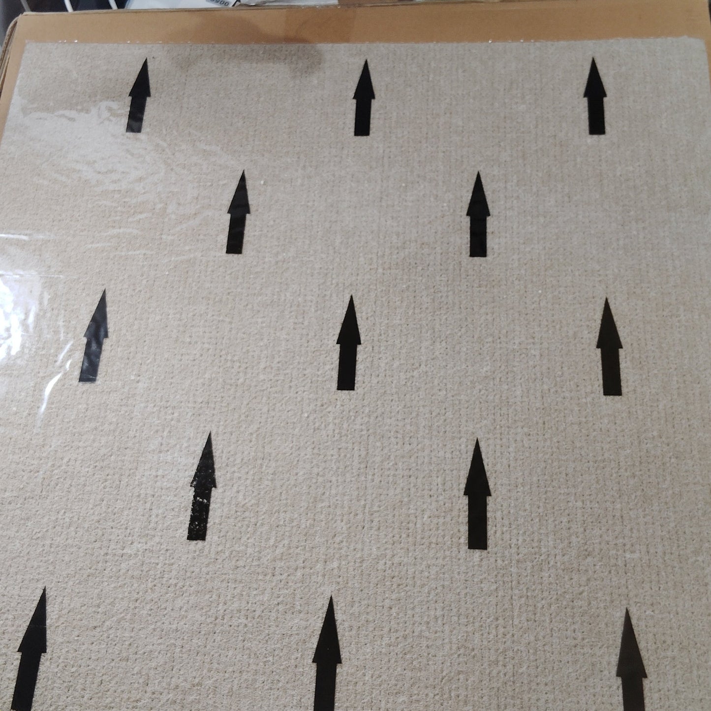 Asheville Rib Beige 18"x18" Peel & Stick Carpet Tile 27 sq ft Model 6067754200