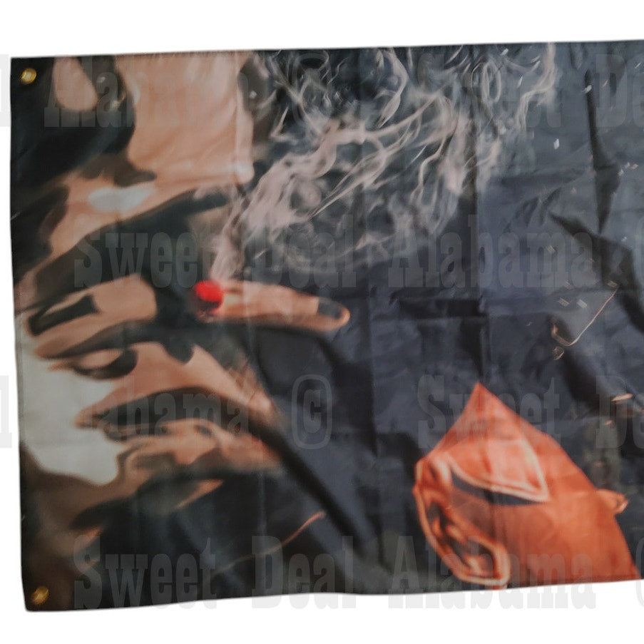 Hip Hop Rapper Tapestry 59"W x 35"H – Peep-Inspired Wall Art for Studio, Club