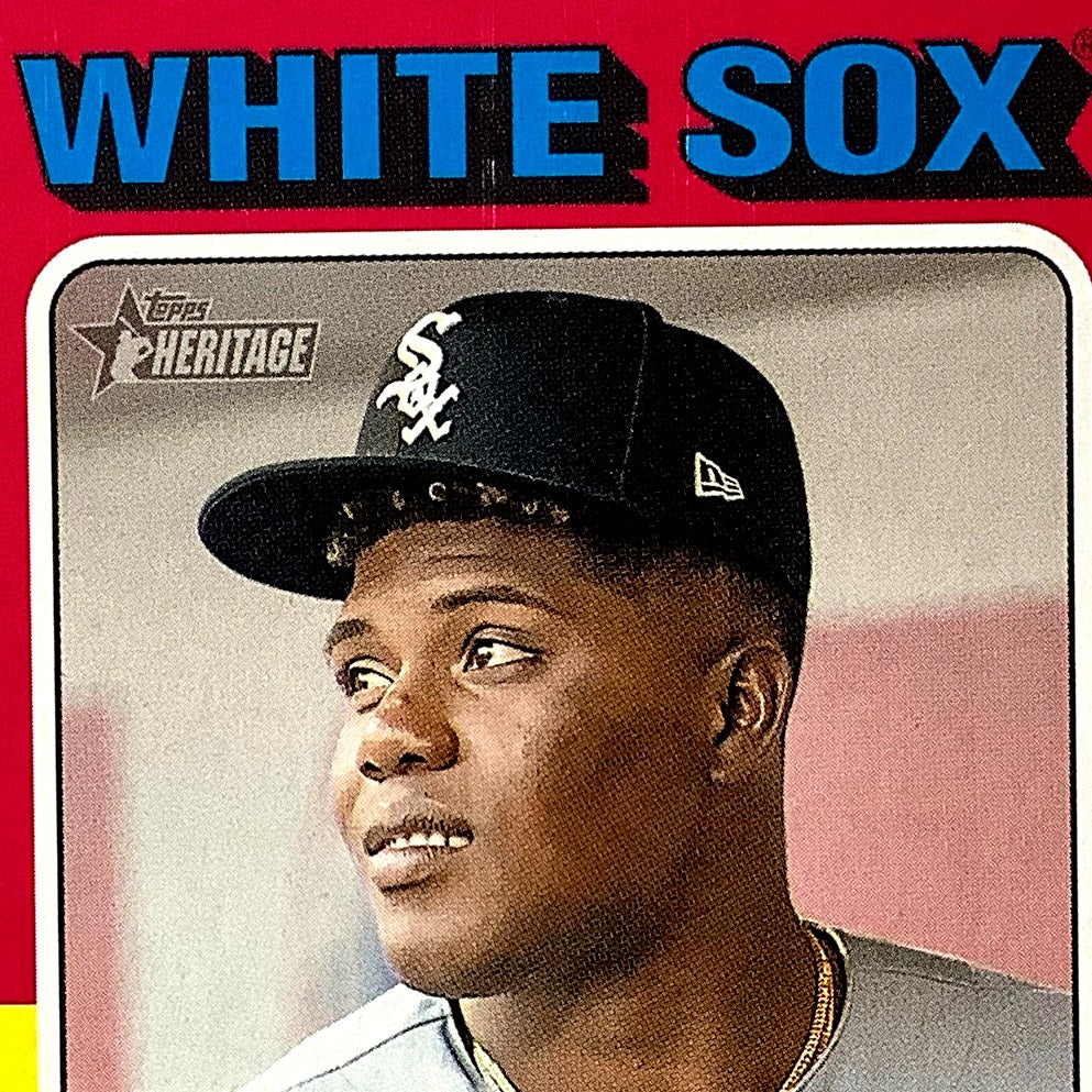 2024 Topps Heritage - Oscar Colas, Chicago White Sox OF, Card #218, NM+