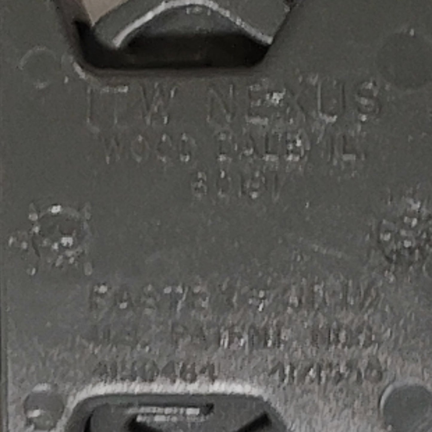 Side-Release Buckle – 1½", One Complete Set + Extra Female End, Gray Polymer