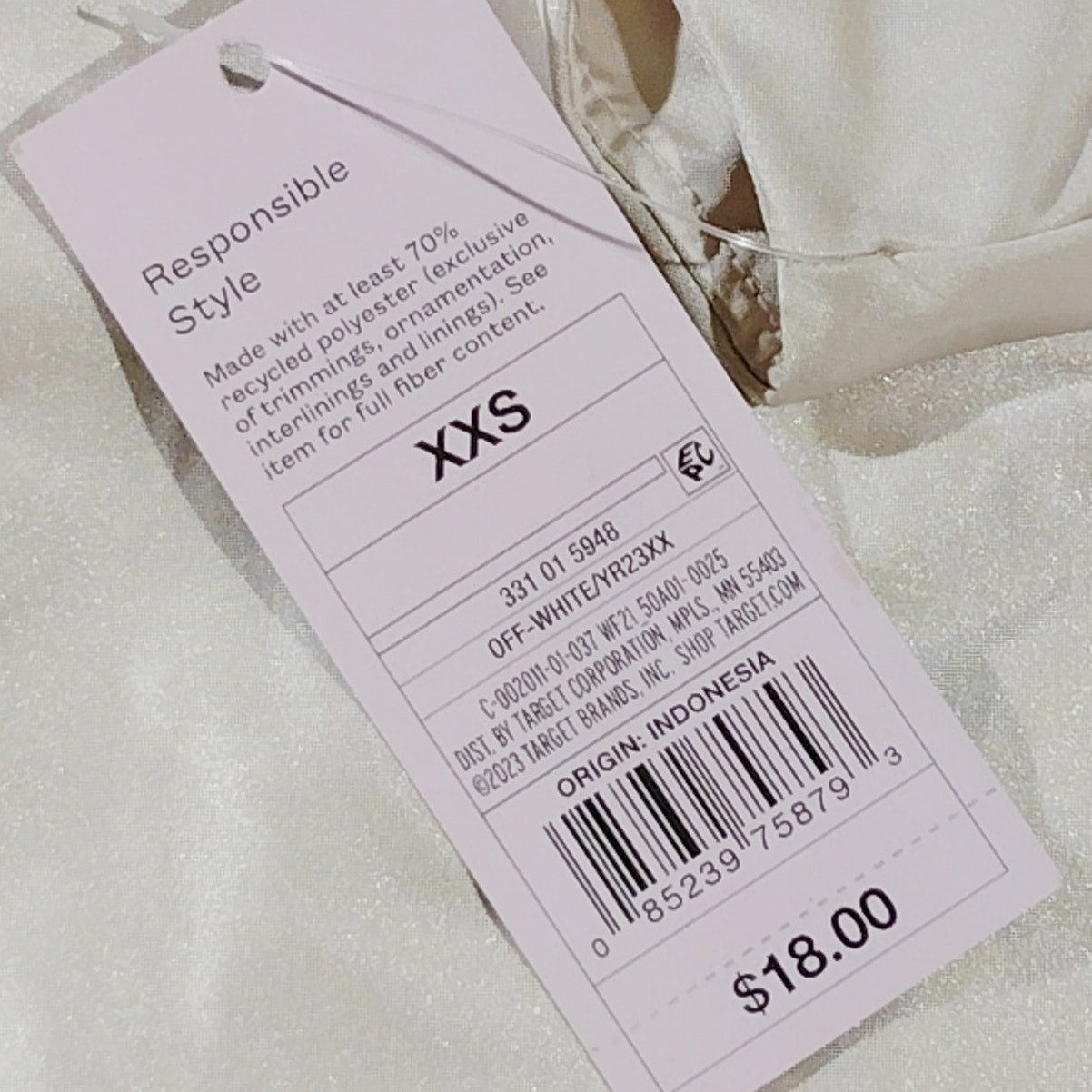 Wild Fable Women’s Shine Knit Tank Bodysuit – Off‑White/Linen Shade – XXS - NWT