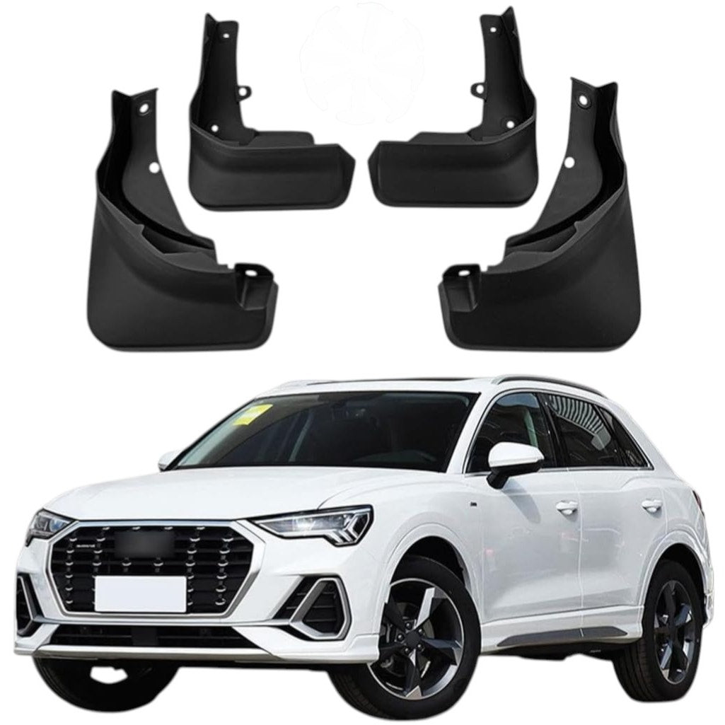 Mud Flaps for Audi Q3 Sport 2019–2024 – 4Pc Set | Front & Rear Splash Guards