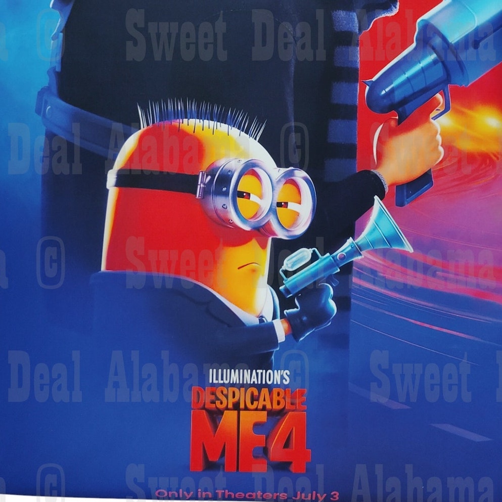 Despicable Me 4 – 16” x 24” Canvas Print of Movie Poster – Unframed