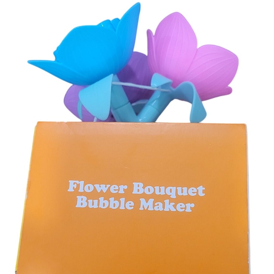 Sun Squad Bubble Endcap Dip and Blow Flowers – Kids Bubble Wand