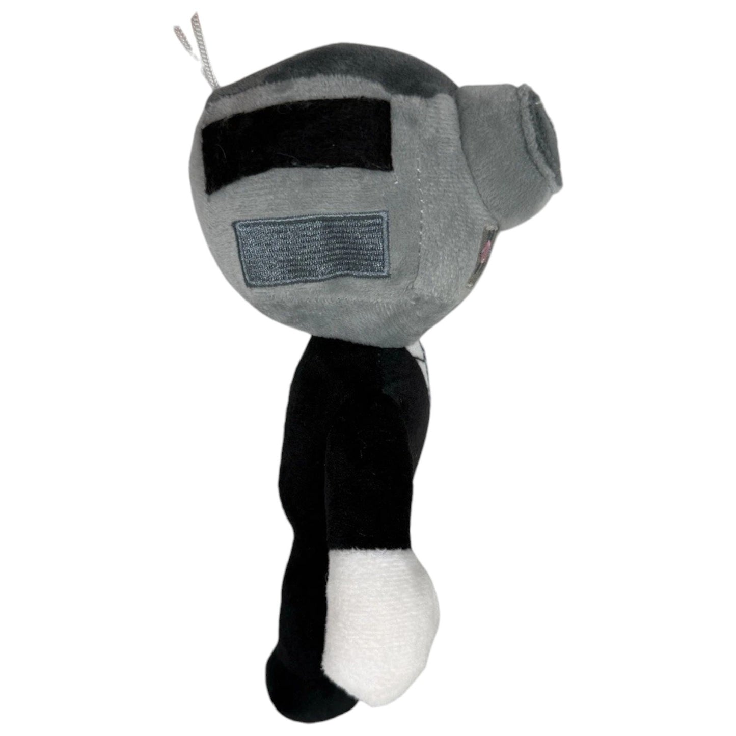 Skibidi Toilet Plush – Titan TV Man in Suit with Clock Attachment – Horror Cartoon Game Stuffed Doll