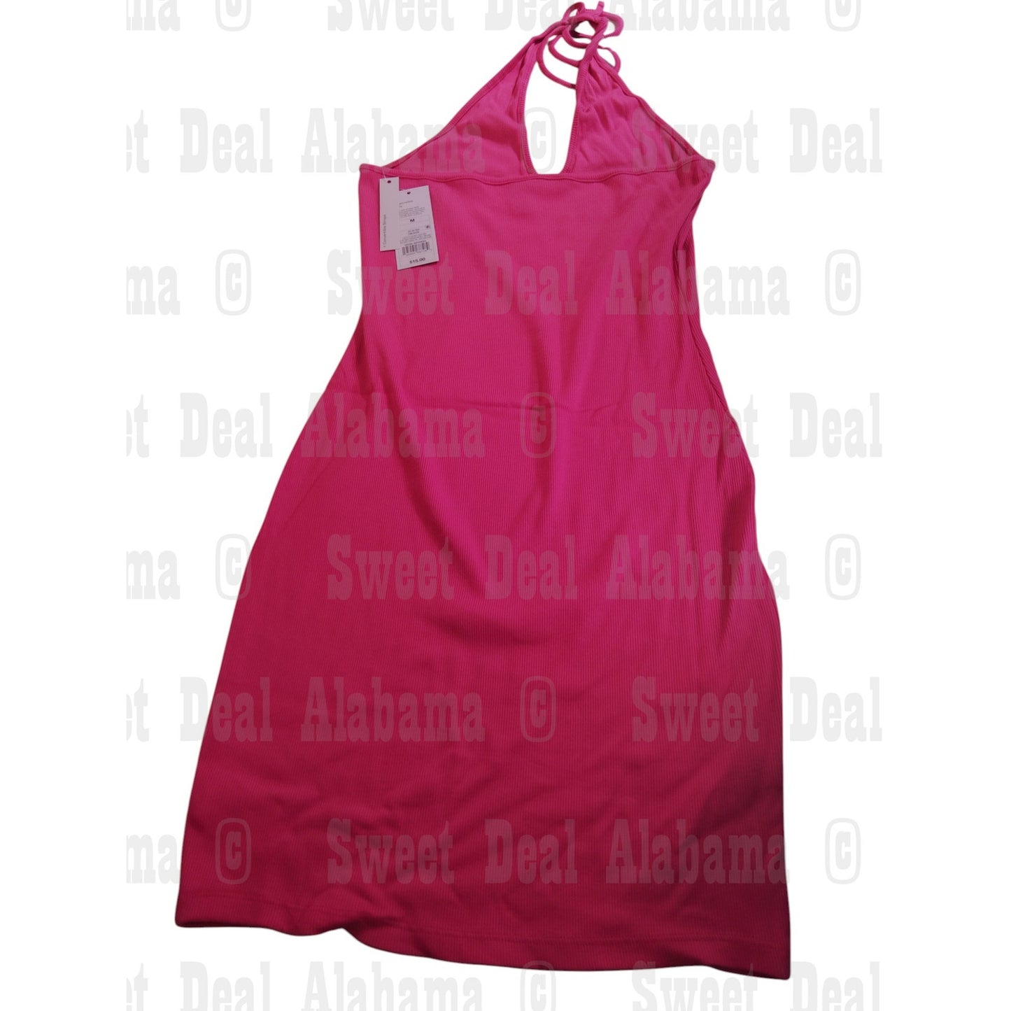 Women's Sleeveless Convertible Knit Bodycon Dress, Medium, Pink - Wild Fable