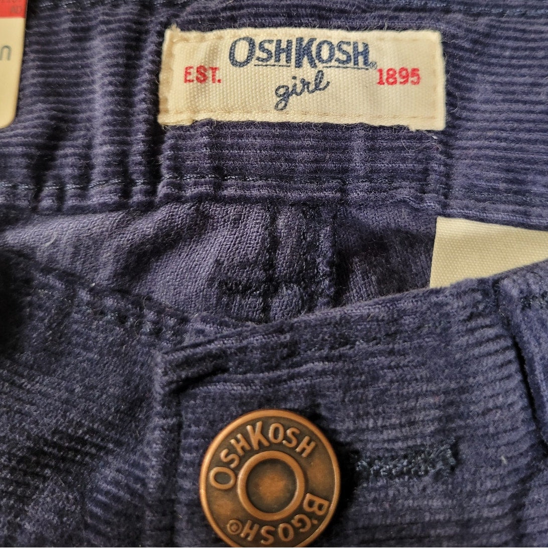 Vintage Girls OshKosh girl B'gosh Cotton Corduroys, Size 6X, (22.5"W), NWT