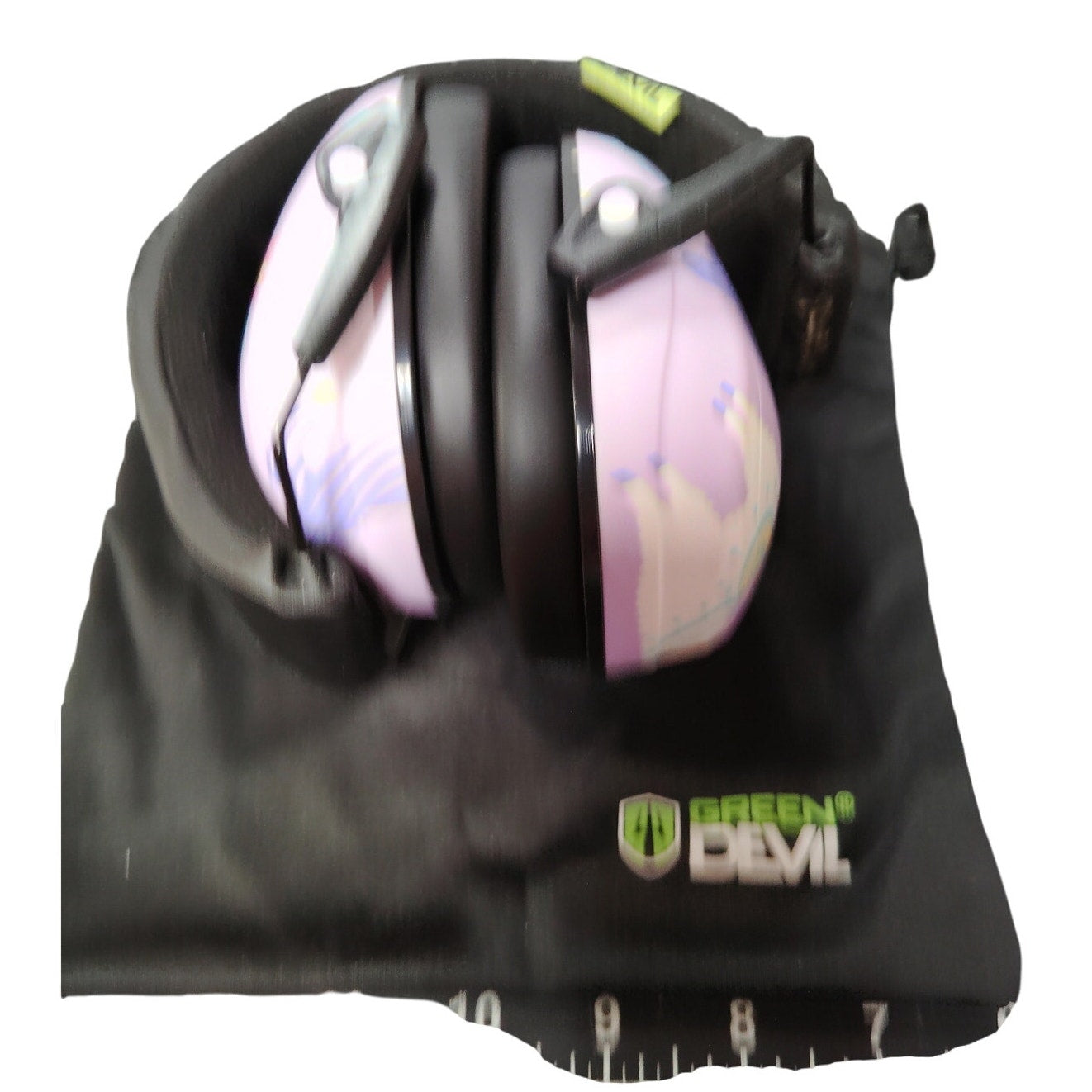 Green Devil Kids Noise Reduction Earmuffs Adjustable LW Foldable SNR 27dB