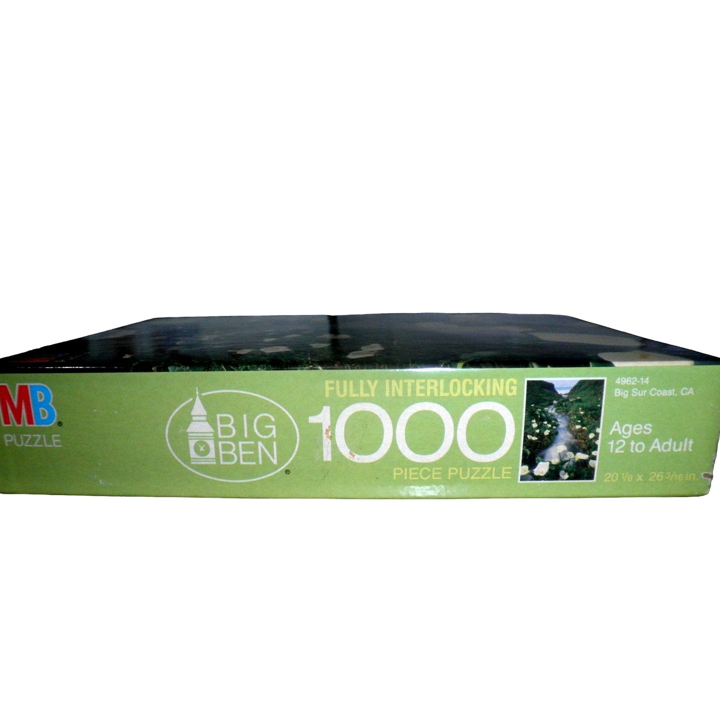 VTG Milton Bradley 1000 PC Puzzle, Big Sur Coast, CA, #4962-14 New in Sealed Box