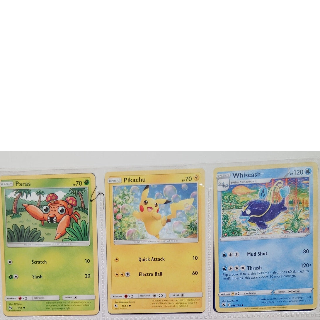 18 Random Pokémon Cards Pictured, Actual Photos Provided