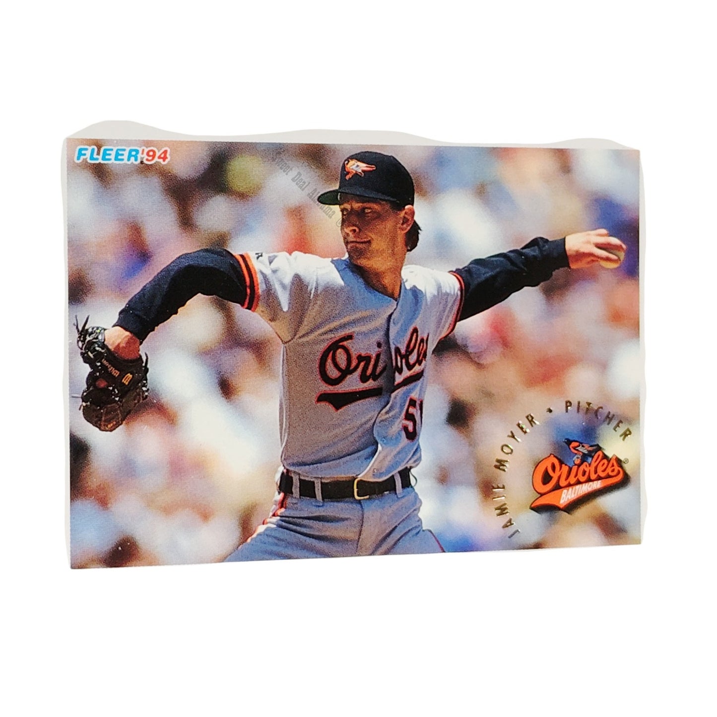 Jamie Moyer, Baltimore Orioles, #11, Fleer 1994 Baseball Collector's Card