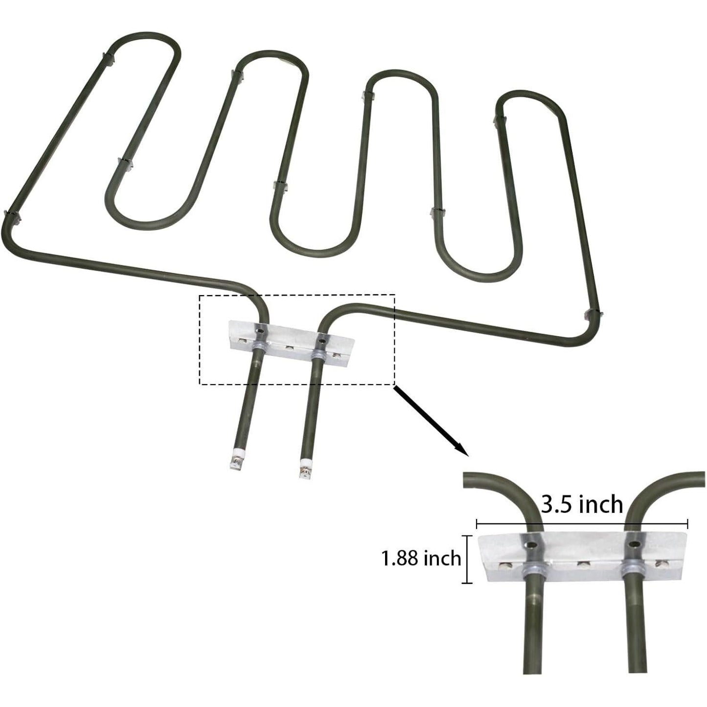 2-Pk Oven Heating Elements – 318254909 & 318254906 – Fits Electrolux, Kenmore+