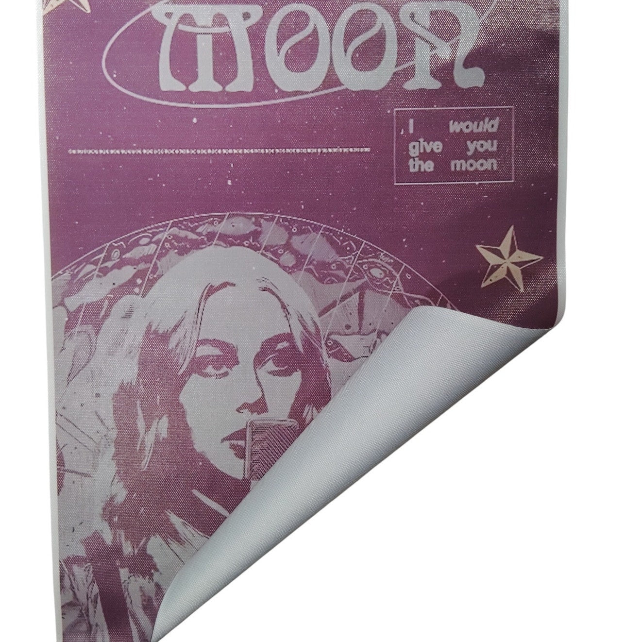 Phoebe Bridgers If I Could Give You The Moon Canvas Print Poster, Indie Music Art, 12x16" Unframed