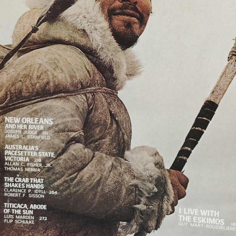 National Geographic Magazine – February 1971, Eskimos, Titicaca, Victoria
