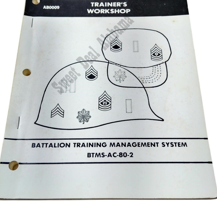 1982 Trainer's Workshop- Battalion Training Management System BTMS-AC-80-2
