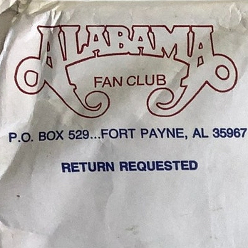Vintage 1994 Country Music's Alabama Fan Club Premiums - Keychain, Magnet & More