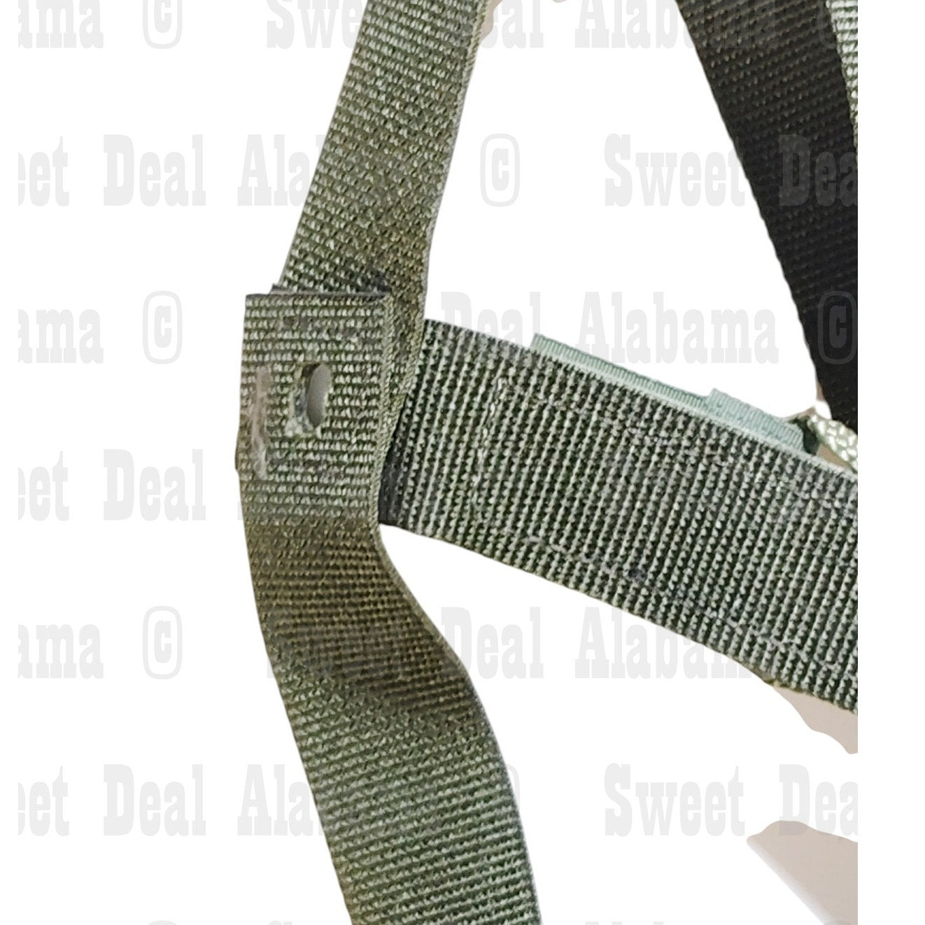 USGI Kevlar Helmet Liner Suspension, 60s-80s Eras, OD Cotton Webbing