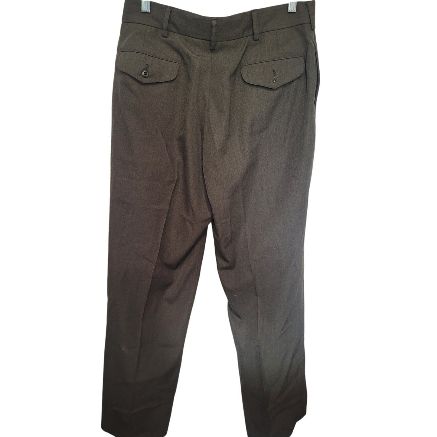 USMC Service Trousers - Size 33S - Green Shade 2212 - 65/35 Poly/Wool