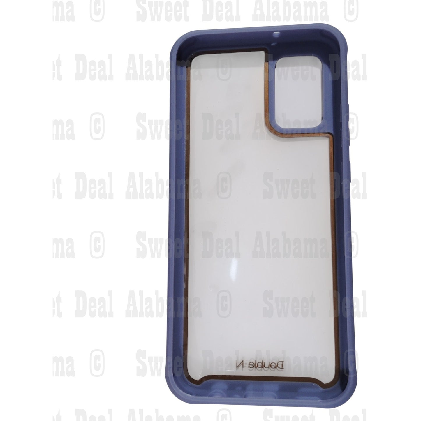 Double-N Cellphone Case For Samsung Galaxy A02 w/ Screen Protector (Purple)