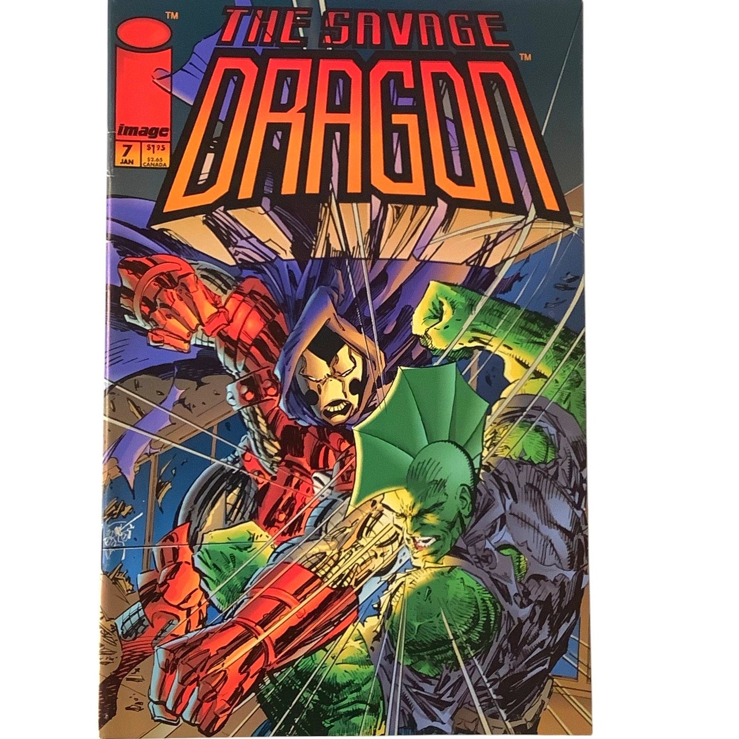 Savage Dragon, No.7, Jan 1994, Image Comics, NM+ 9.6