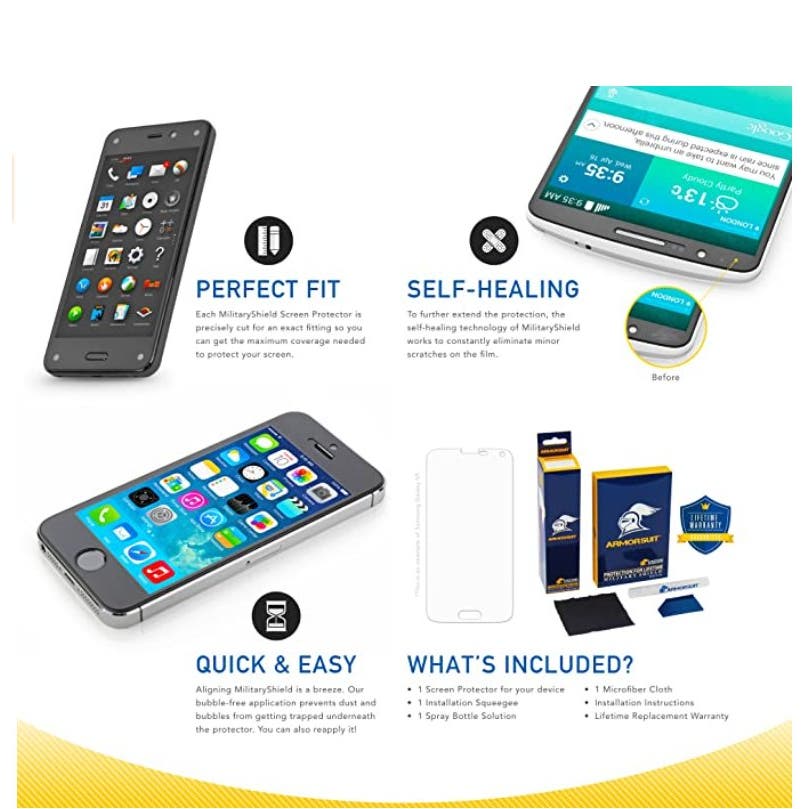 ArmorSuit MilitaryShield - Apple iPhone 5C Screen Protector Clarity & Touch Responsive Shield