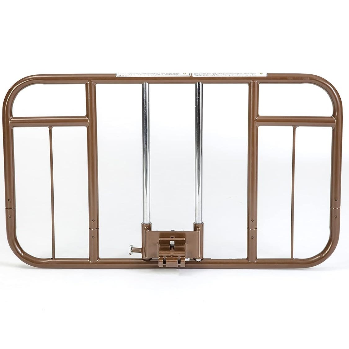 Invacare 6630DS Clamp-On Half-Length Rails (2) for Homecare Bed, Brown