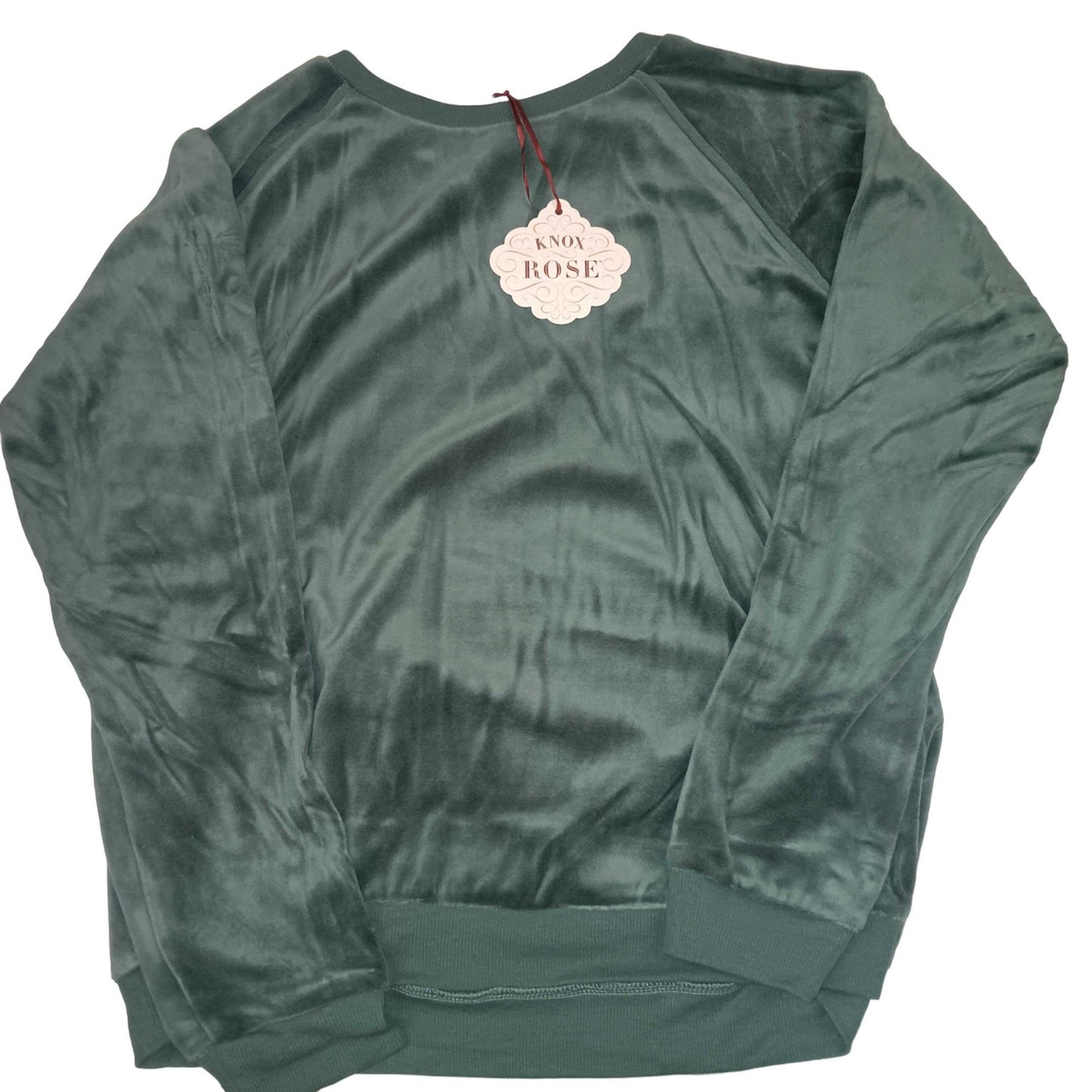 Knox Rose Women's Valor Sweatshirt – Green – Size Large – Pullover