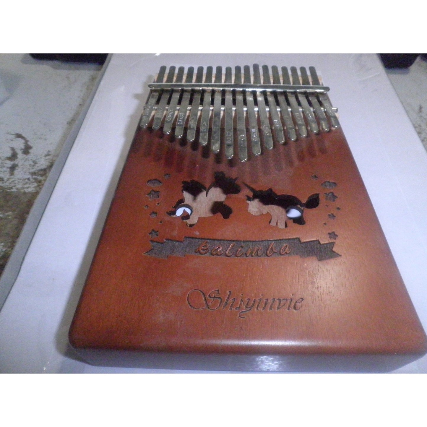 Unicorn Kalimba (17 Keys Thumb Piano) with Instruction booklet and Accessories