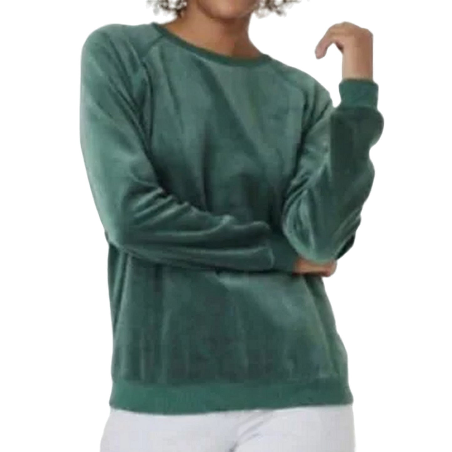 Knox Rose Women's Valor Sweatshirt – Green – Size Large – Pullover