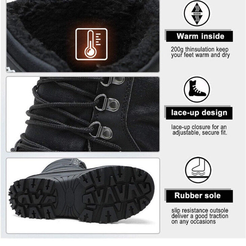 Nortiv 8 Mountaineer-2M Impermeable, Wet Weather, Winter Hiking Boots, Size 8