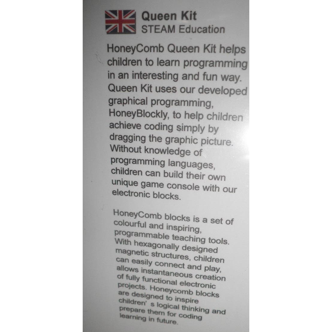 HoneyComb Queen Kit Electronic Building Blocks, Ages 12+, Factory Sealed
