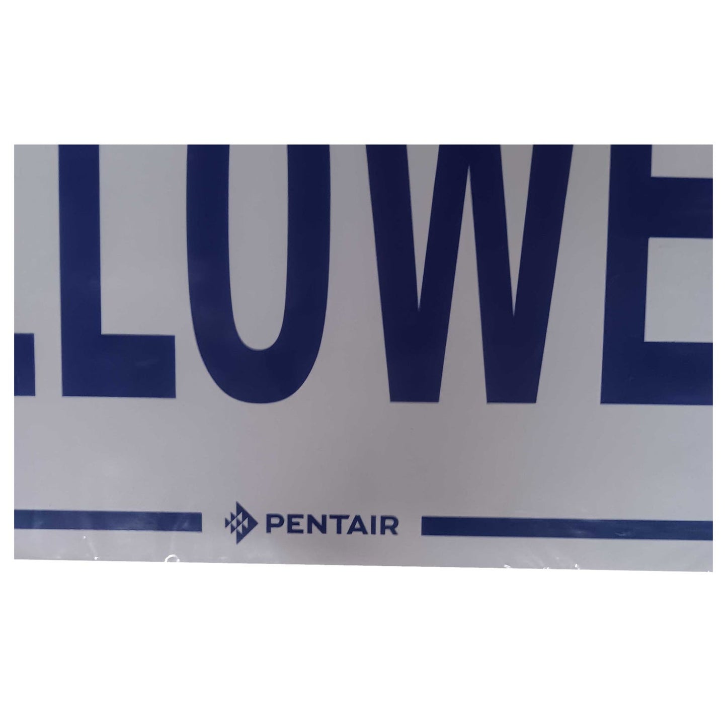 2 x 24"L x 24"W PVC Swim Safety Signage: "SHALLOW WATER NO DIVING ALLOWED"