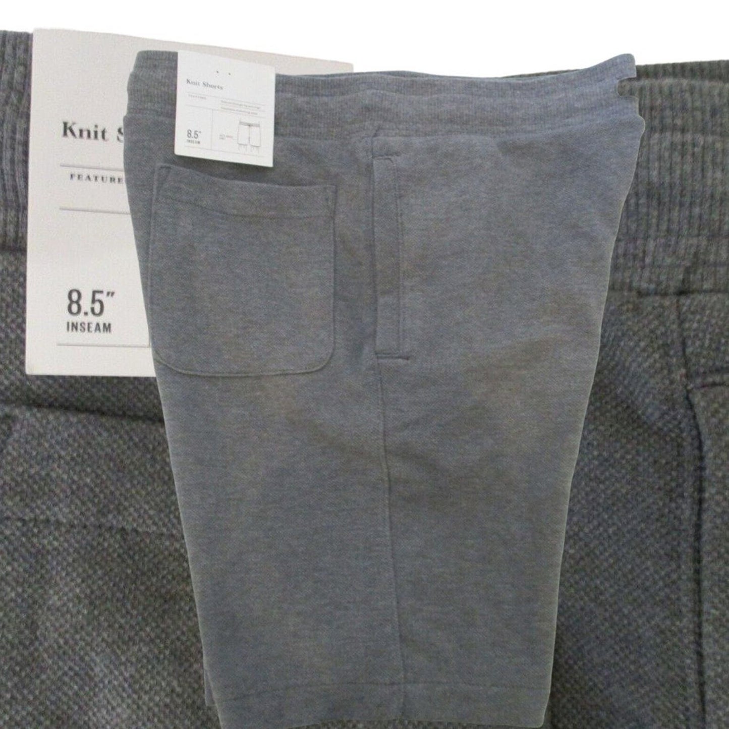 Mens X-Small, 8.5" Inseam, Elevated Knit Shorts, Charcoal Gray - Goodfellow & Co