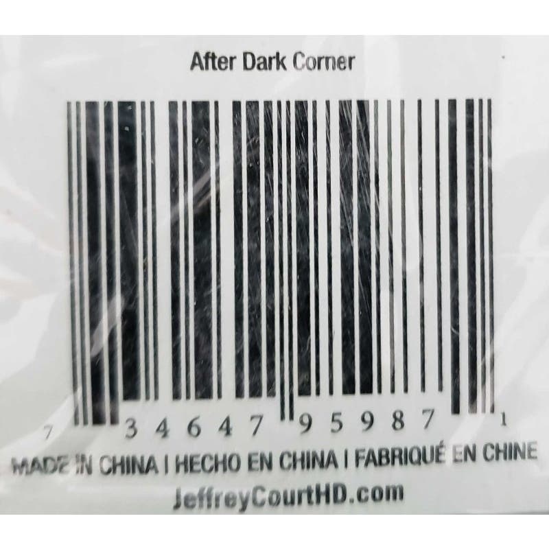 Jeffrey Court After Dark Black 7.5 In. X 7.5 In. Matte Resin Wall -Free Shipping