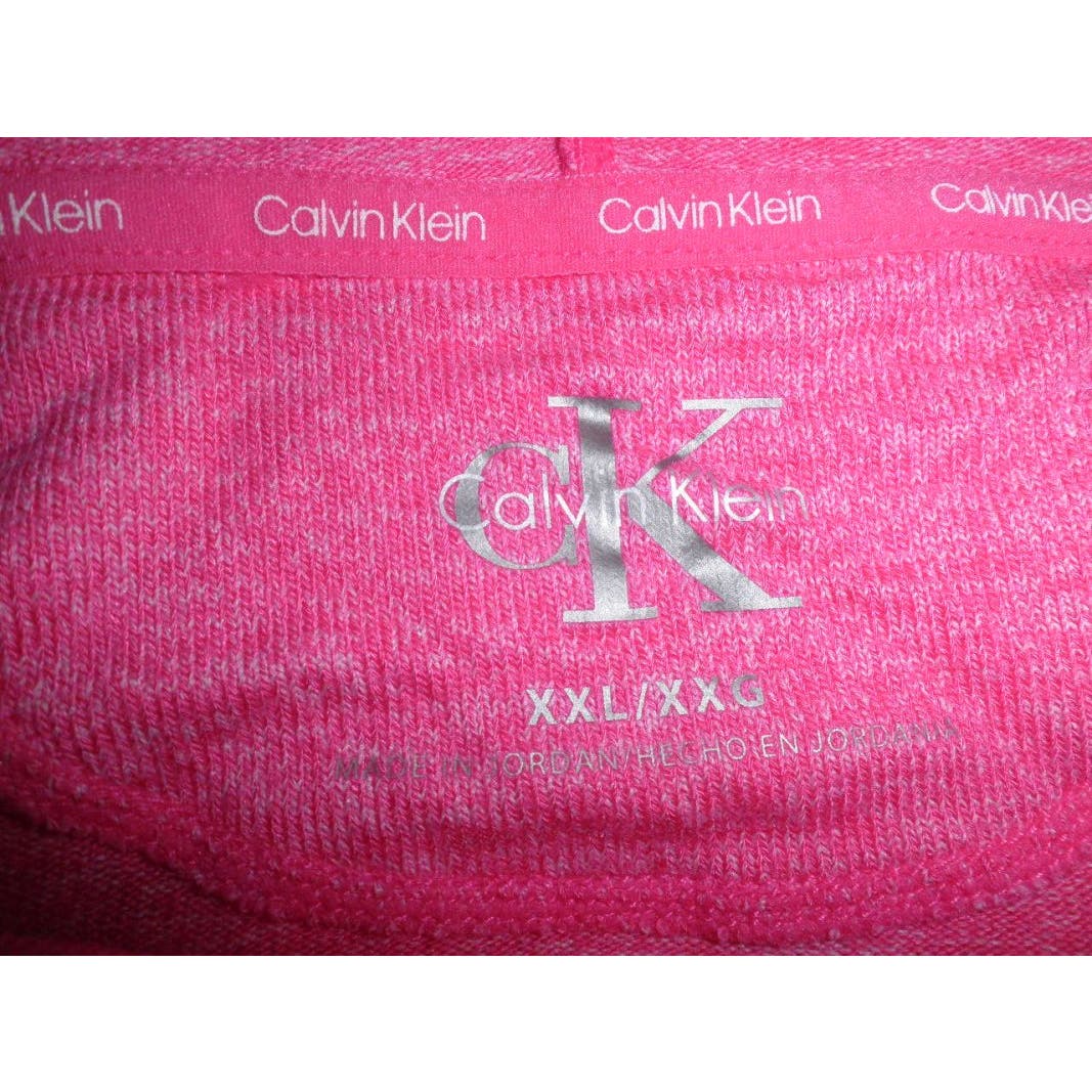 Calvin Klein XXL / 2XL Women's Performance Drawstring Cowl Neck -Hot Pink