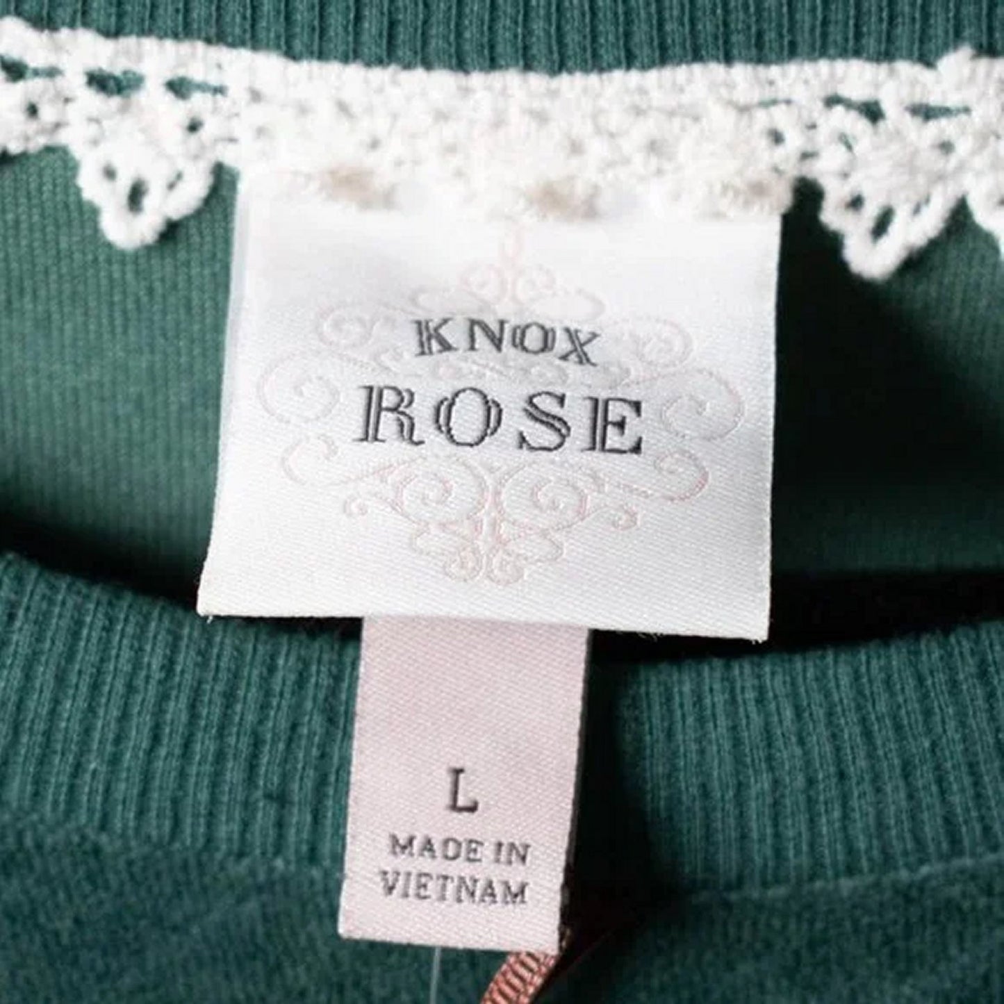 Knox Rose Women's Valor Sweatshirt – Green – Size Large – Pullover