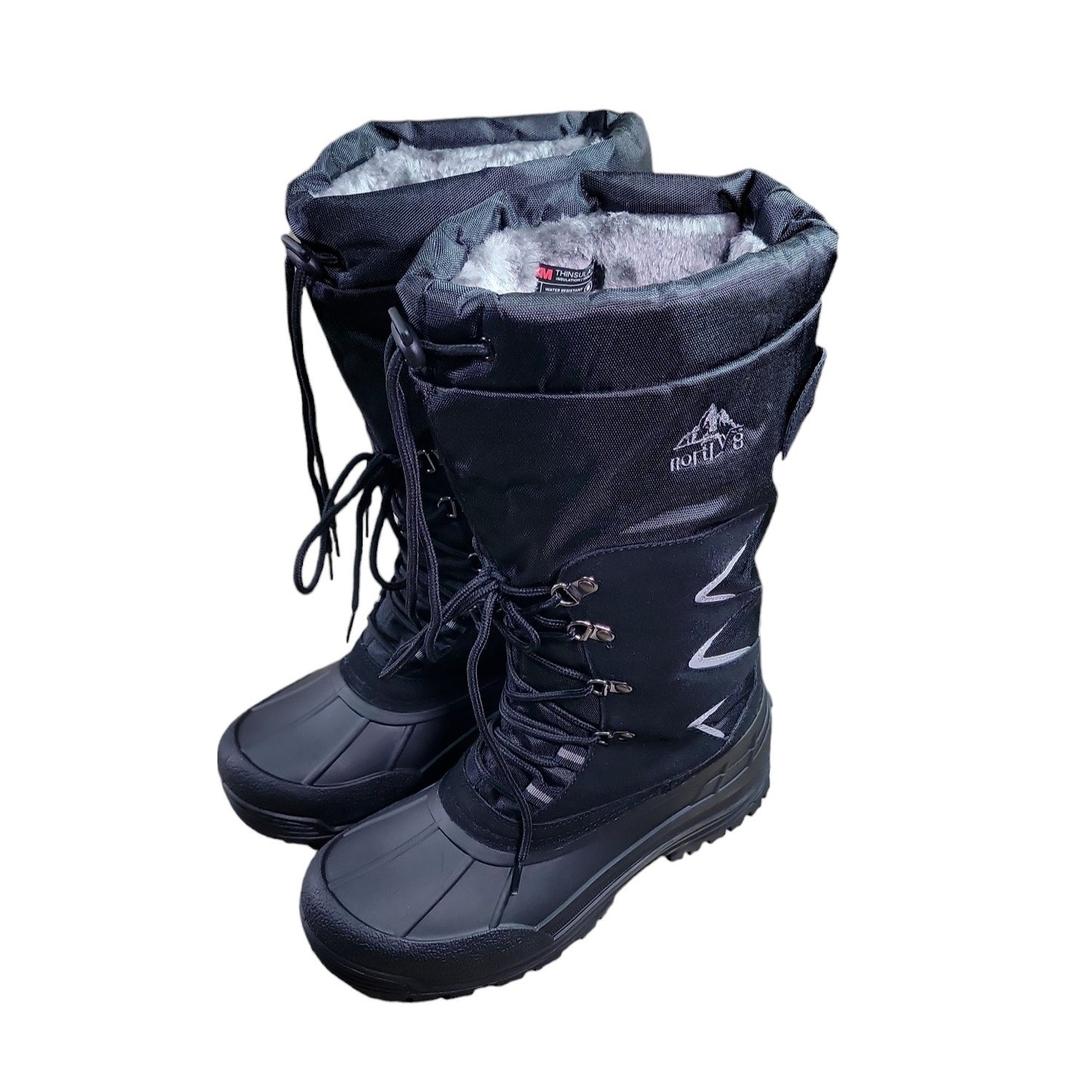 Nortiv 8 Mountaineer-2M Impermeable, Wet Weather, Winter Hiking Boots, Size 8