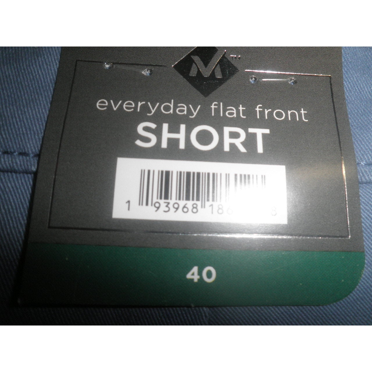 Men's Everyday Stretch Flat Front Short, Blue Moonlight, Size 40, 9" Inseam