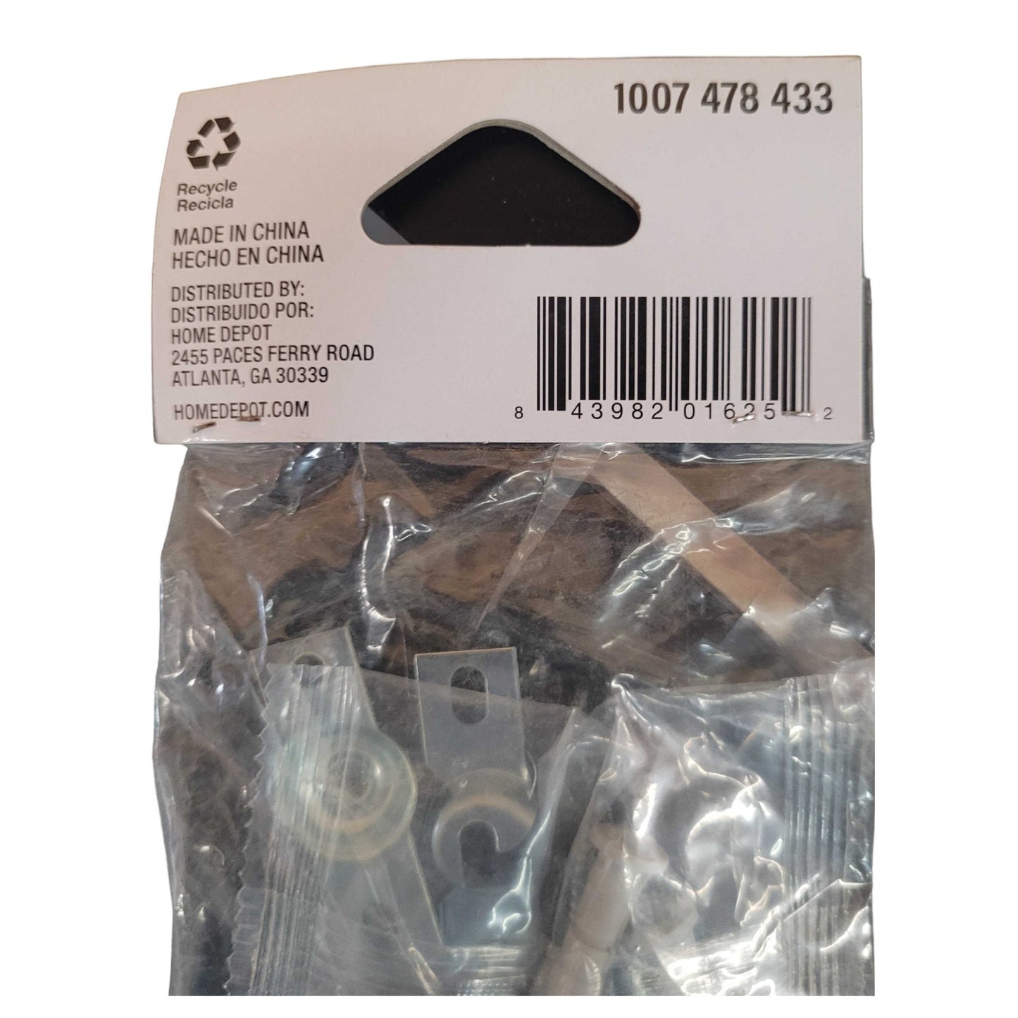 3 Packages- Universal Inside Mount Roller Shade Brackets, NIP, 1007 478 433