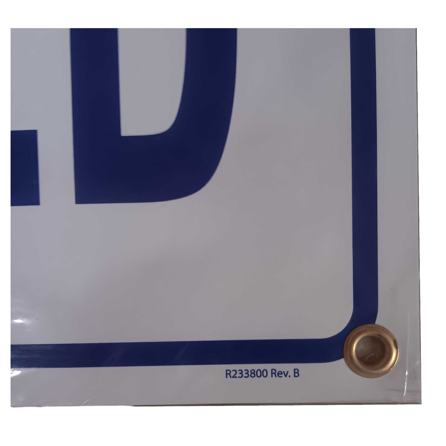 2 x 24"L x 24"W PVC Swim Safety Signage: "SHALLOW WATER NO DIVING ALLOWED"