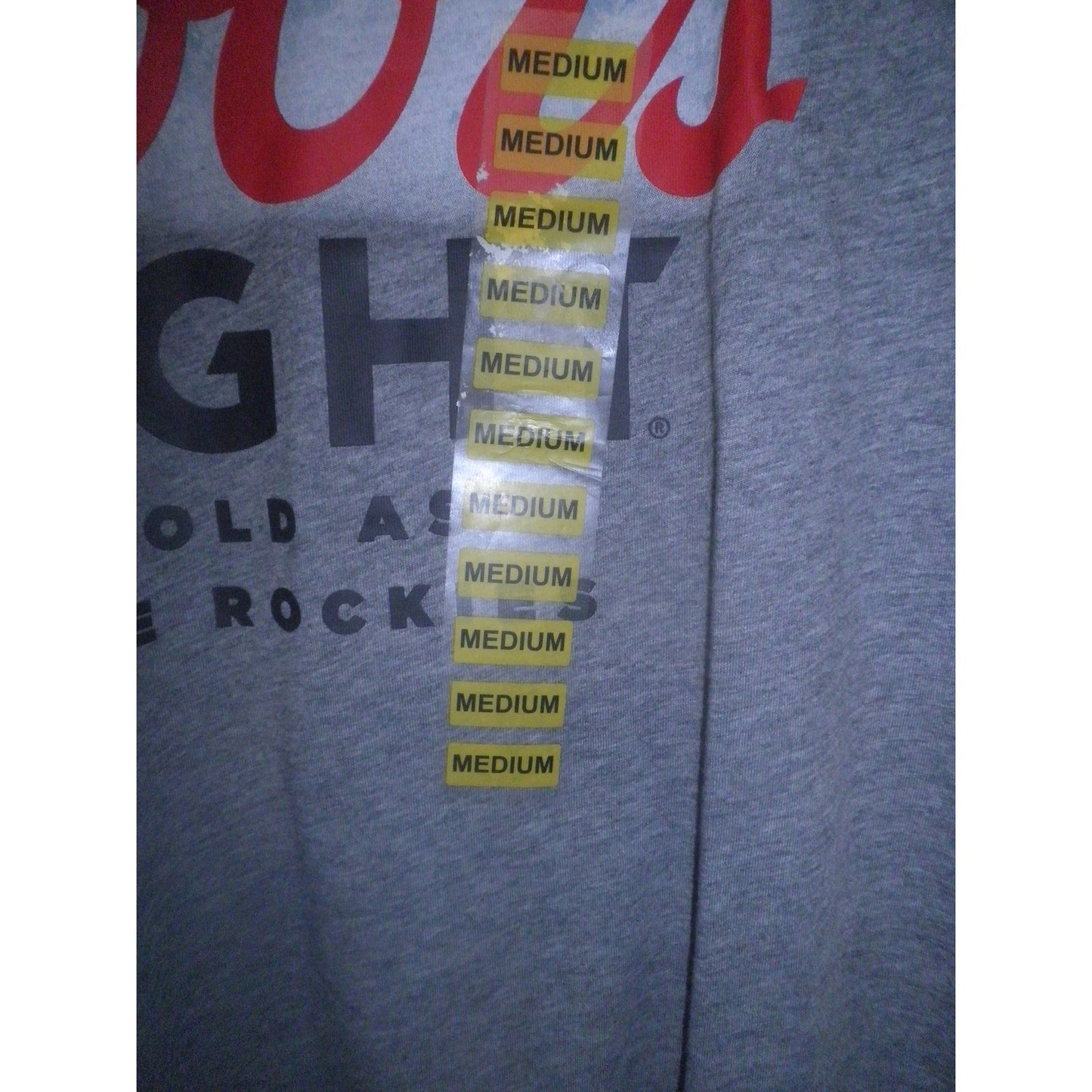 Coors Light Men's Short Sleeve Graphic T-Shirt, Medium, Rocky Mountain Logo