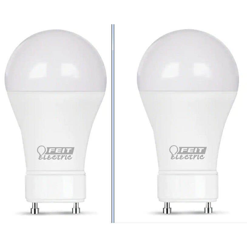 2 Bulbs, 17.7W/100W, A21 Dimmable GU24 Base CEC CCT ENERGY STAR 90+ CRI LED