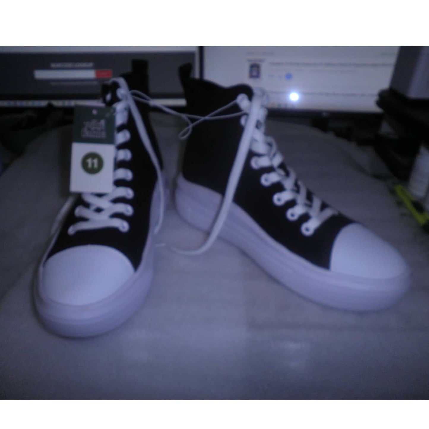Women's Fallon High-Top Sneakers - Wild Fable Black 11, NWT