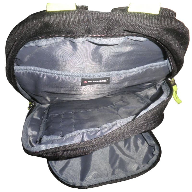 Wenger Criso - Laptop carrying backpack - 16-in. - Black, Ice Gray - Free Shipping